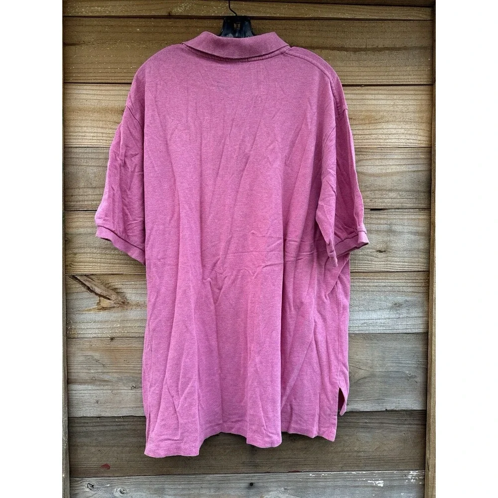 Vintage 90s Pink Polo Ralph Lauren Mens Size XL Tall Blue Pony Logo Vintage‎